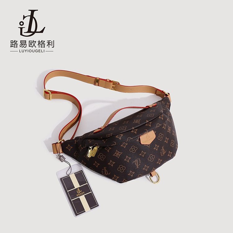 Moda retro bolso de la cintura para las mujeres estilo coreano 2023 primavera nuevo estilo coreano bolsa de pecho de gran capacidad bolsa de moda bolsa de mensajero del hombro para las mujeres