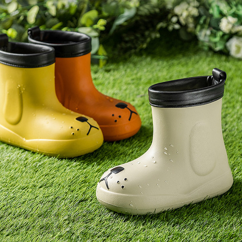 Happy Mary new children's rain boots EVA cartoon cute non-slip boys and girls baby rain boots children's shoes