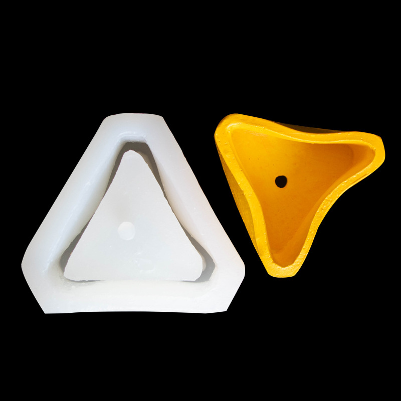 Triángulo geométrico maceta cemento molde de silicona yeso suculento maceta decoración plantación maceta decoración molde de silicona