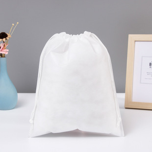 Shoes bag dustproof drawstring bag custom skipping rope storage pocket doll drawstring bag non-woven drawstring bag