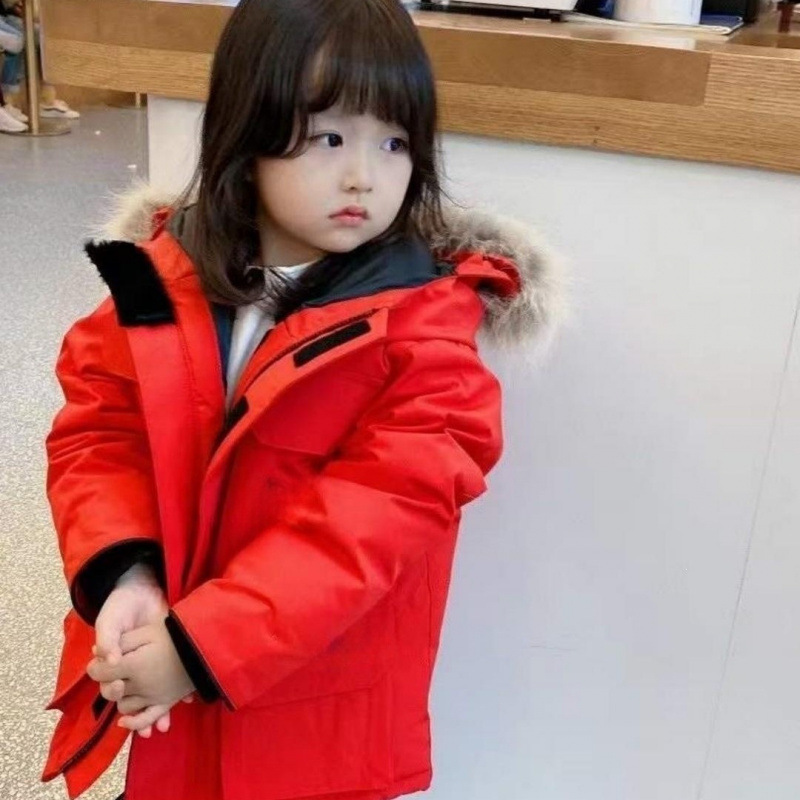 Canada Goose Children's down Jacket C08 Expedition Style Parka Parent-Child Matching Outfit Children's Coat 4565Y