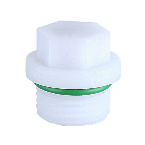 PPR wire plug outer teeth inner teeth plug pipe cap 4 minutes 6 minutes 1 inch water pipe joint with leather gasket plastic accessories