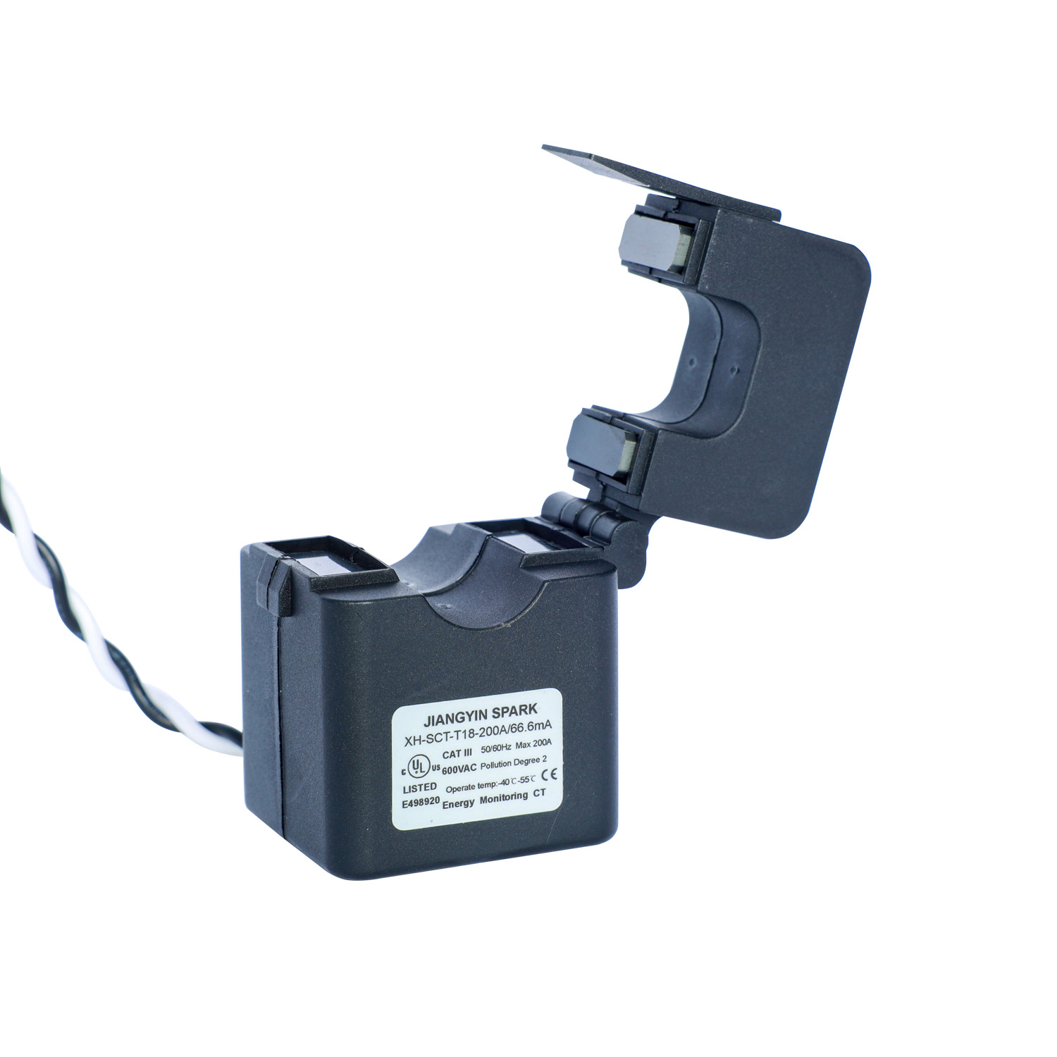 JIANGYIN SPARK 开口CT UL2808XH-SCT-T18 120A/40mA 200A/66.6mA