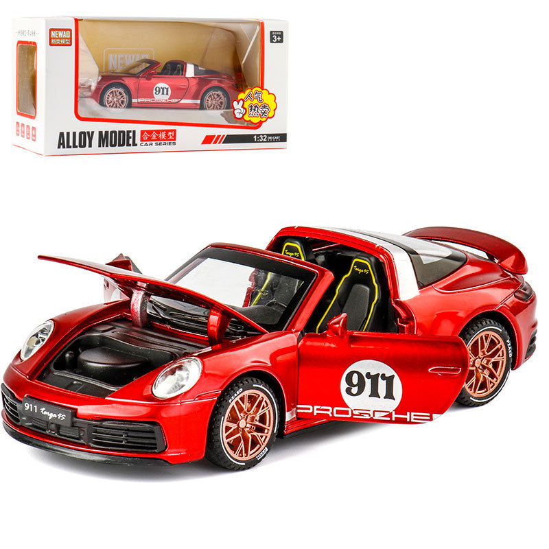 ENN 1:32 Baoshi * 911 Roadster Alloy Acousto-optic Power Car Model XA3225