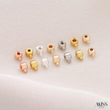 14K����ɫ��λ�۰��ۿ�����diy�����䓽z�~����β���Ʒ���