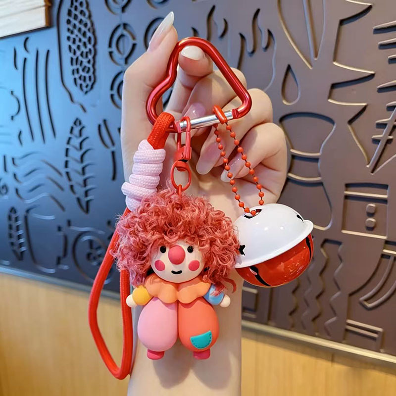 Curly Clown Bell Style - Red