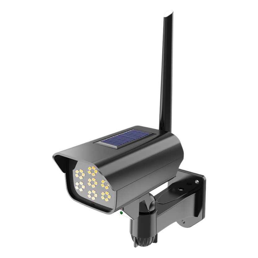 Lámpara de calle de monitoreo solar de simulación lámpara de iluminación de inducción de cuerpo humano inteligente lámpara de jardín de pared impermeable de larga duración