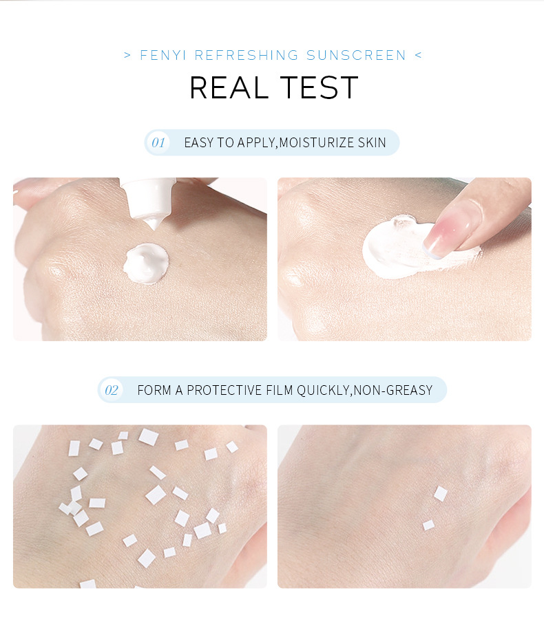 Wholesale of cross-border skin care products fenyi Refreshing sunscreen 50g Hydrating and Moisturizing Primer undefined