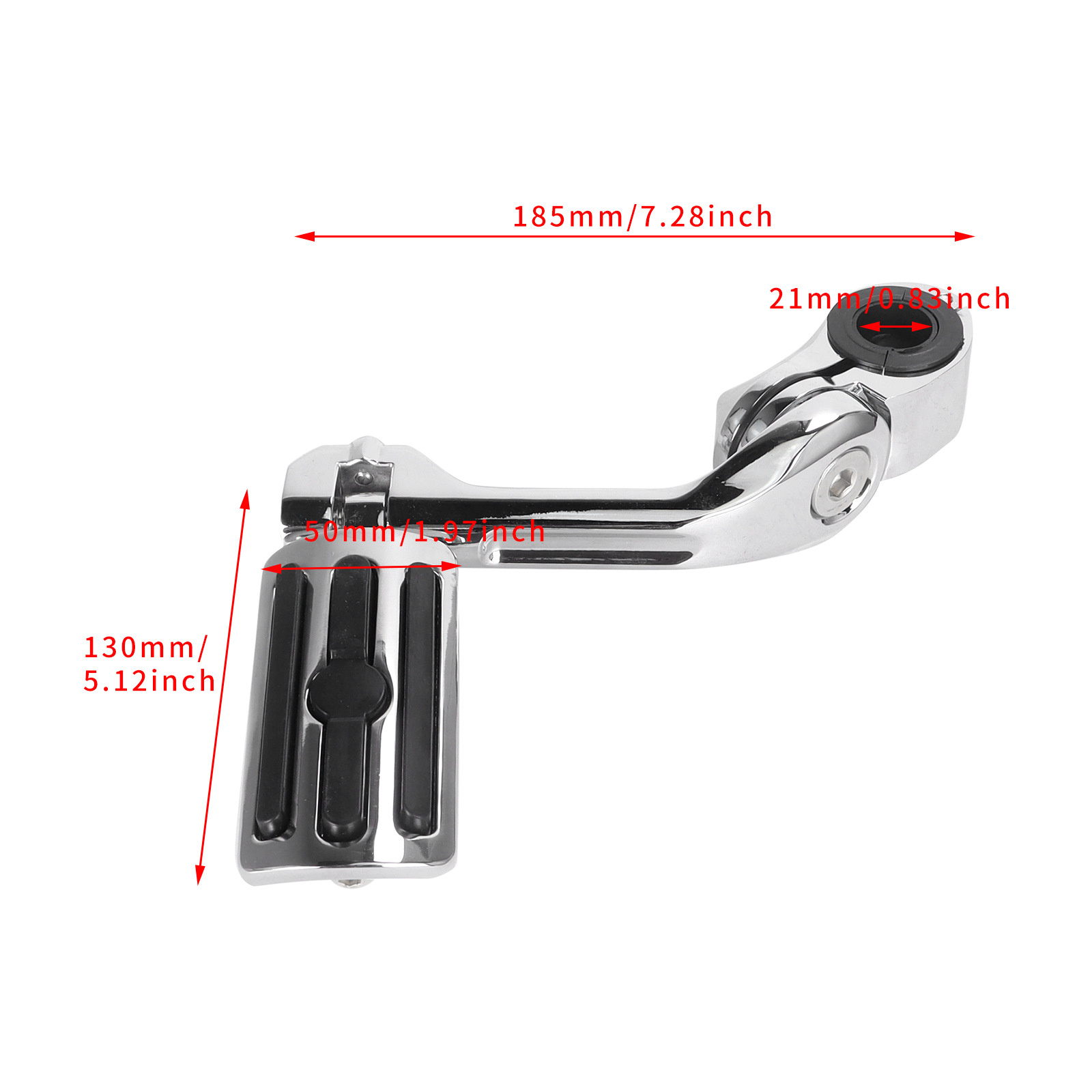 Harley Suitable Pedal Large Glide Diana Motorcycle Modified Rear Pedal Long Rod Bracket Universal Pedal