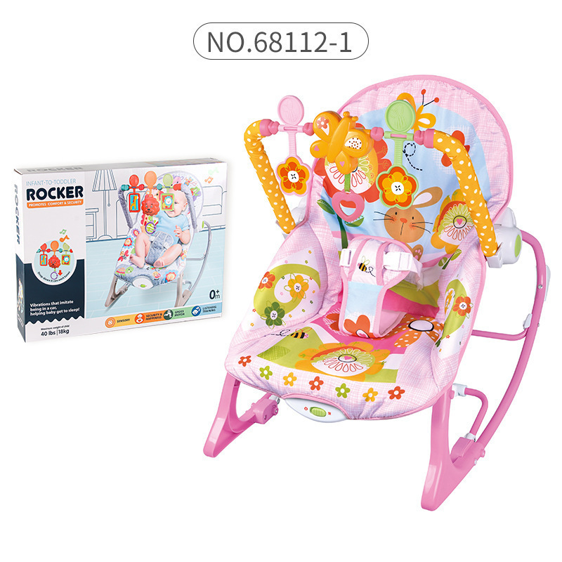 Comercio exterior caliente baby mecedora baby multifuncional música mecedora asiento de asiento mecedora para niños