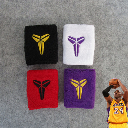 Basketball star pure cotton wristband Kobe James Irving sports running anti-sweat absorbent wristband fitness protective gear