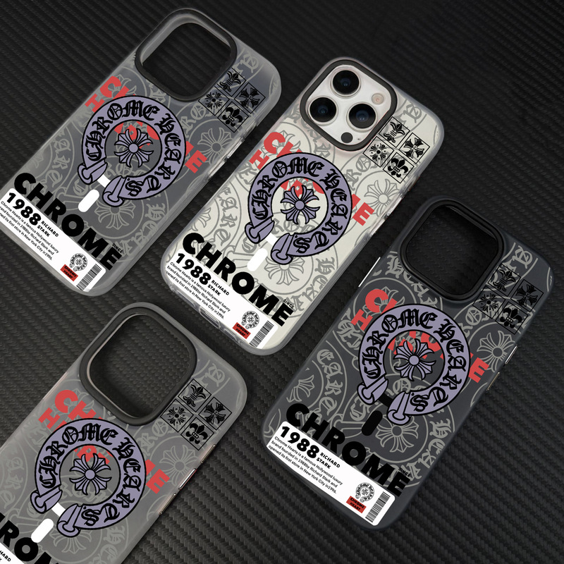 Suitable for Apple Iphone17Pm Magnetic 16Pro Crow Heart 15 13Promax 11 14 Series Mobile Phone Cases