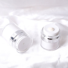 Vacuum bottle cream, lotion, foundation, sunscreen, push-pour refill bottle, travel portable high-end pump bottle