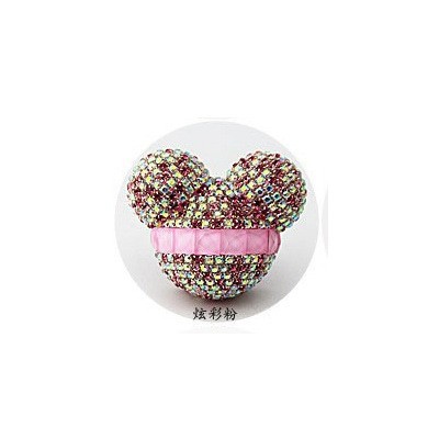 Diamante transfronterizo Mickey Head Salida de aire para automóvil Clip de fragancias Perfume para automóvil Aire acondicionado Perfume para automóvil Interior de diamantes de imitación image 13