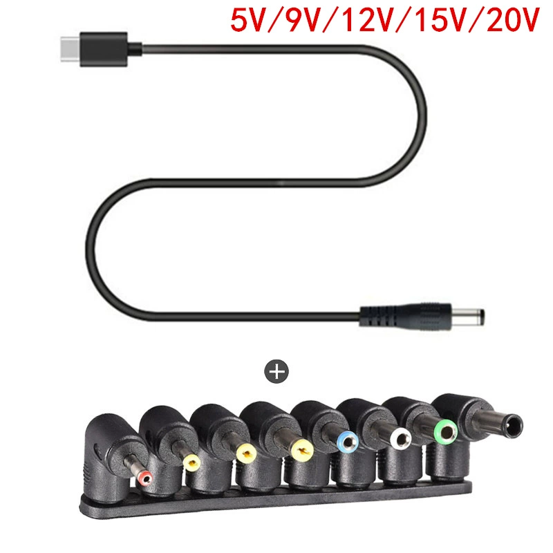 PD активация линии срабатывания срабатывания 20V100W Высокая мощность PDTYPEC в DC круглая колена многофункциональная выходная линия