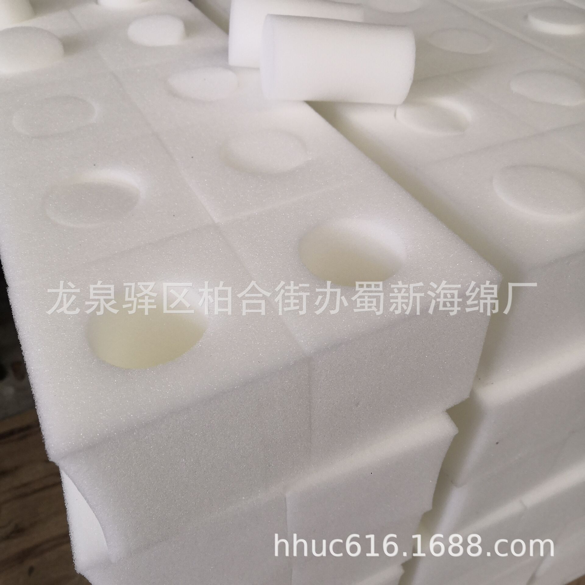 供应真空管定位防摔泡棉/圆孔内托PU海绵/玻璃管内衬防护海绵