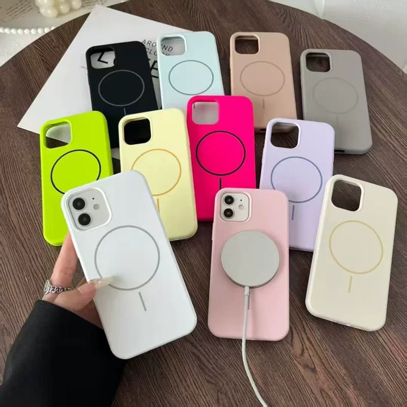 Silicone compatible iphone 16, phone case, protective case, 16promax, 14, 13