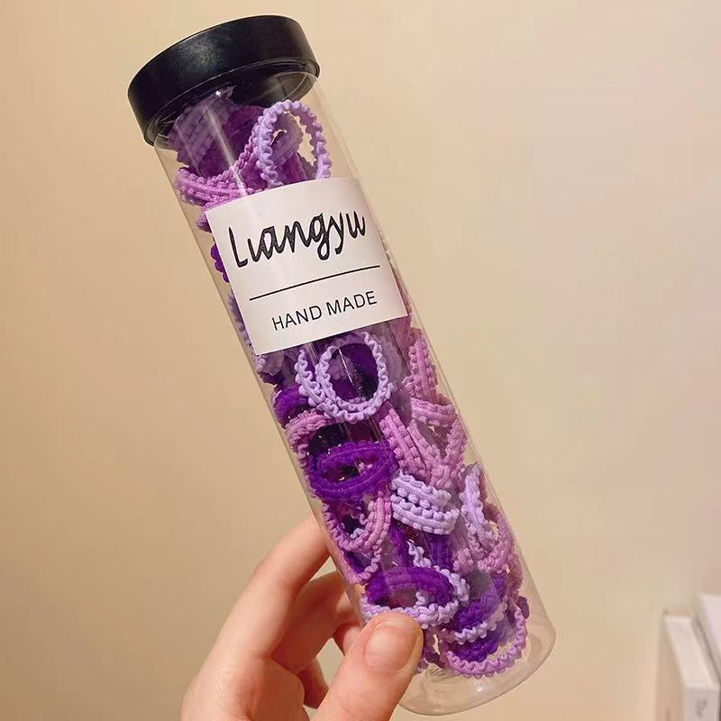 Estilo coreano de alta cuerda de Pelo elástico de las mujeres anillo de toalla simple banda de goma cuerda de pelo de cola de caballo alta anillo de pelo de bebé