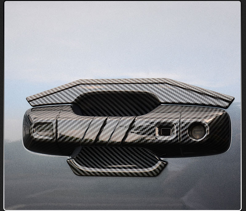Applicable Equation Leopard 5 Door Bowl Handle Sticking Leopard 5 Modified Special Car Door Handle Anti-Scratch Protective Cover Appearance Decoration