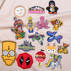 Computer embroidery cartoon anime small animal head portrait children's clothing accessories decorations shoes hats accessories patches embroidery fabric stickers