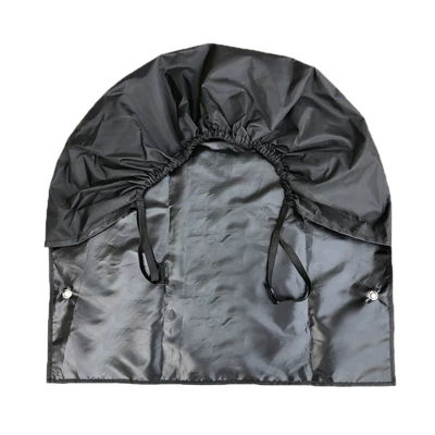 Spare wheel cover anti-aging tire protector, with drawstring closure