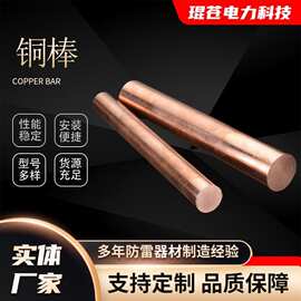 定制 C11000 直径 2-90 毫米铜棒 圆锥铜棒 / 铜紫铜棒接地导电棒