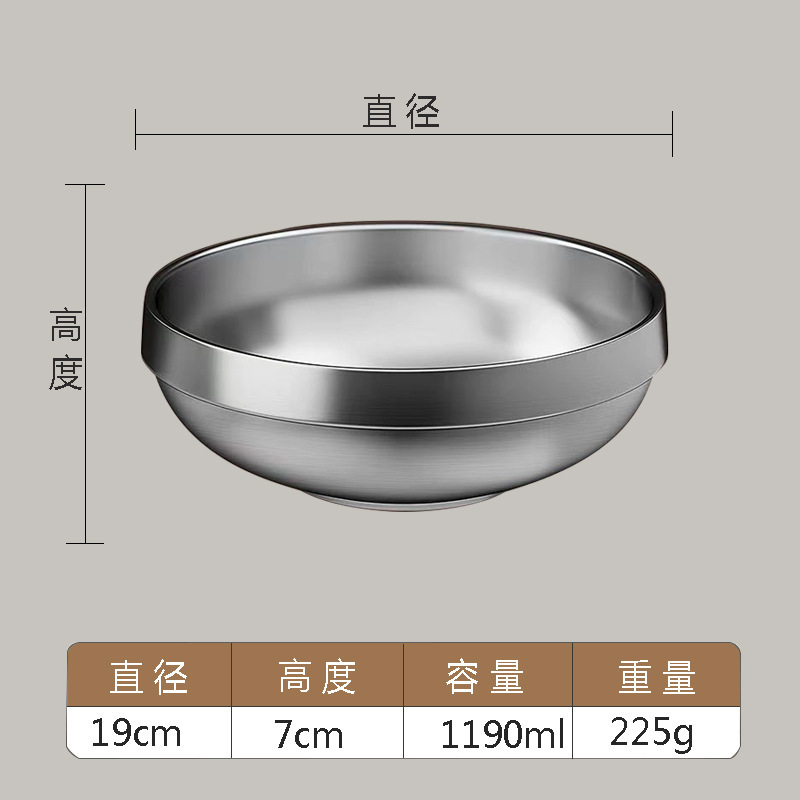 食品级不锈钢碗韩式酱料碗米饭碗金色冷面碗韩国料理调料碗拌饭碗|undefined