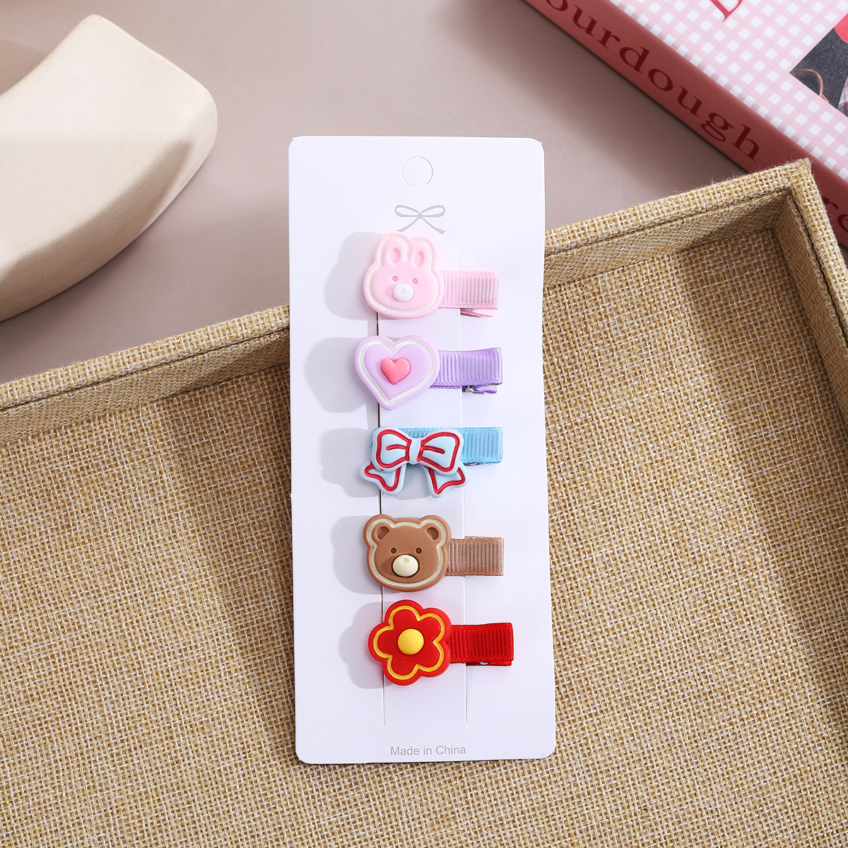 Niña envuelta en tela pequeña pinza para el cabello accesorios para el cabello niños lindo bebé súper lindo bebé bebé bebé pelaje de lanugo nuevo tocado de horquilla image 16