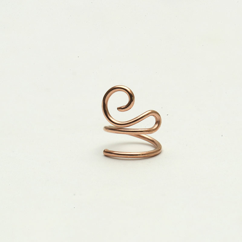 Ear Clip Without Pierced C-shaped Stainless Steel Ear Clip Personalized Earrings display picture 3