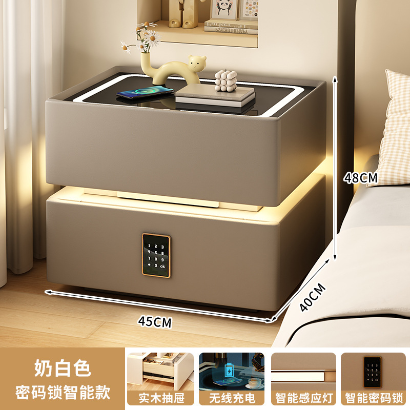 라이트그레이 [스마트충전조리대 + 스마트센서등 + 비밀번호잠금장치] 45cm