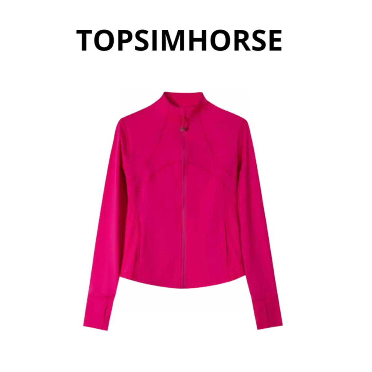 夏季轻薄防紫外线凉感立领修身瑜伽防晒衣小蛮腰显瘦户外修身外套