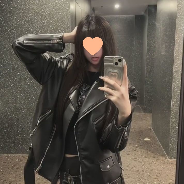 时尚机车皮衣外套女2025秋季新款宽松百搭气质美式洋气皮夹克|undefined