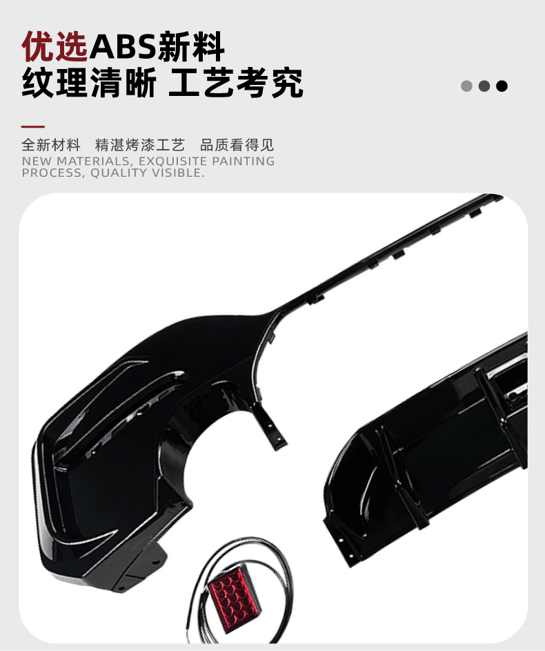 Suitable for Bmw 1 Series Bmw F20 F21 Lci m Sport Rear Lip Tail Lip Spoiler Surround Cross-Border Modification