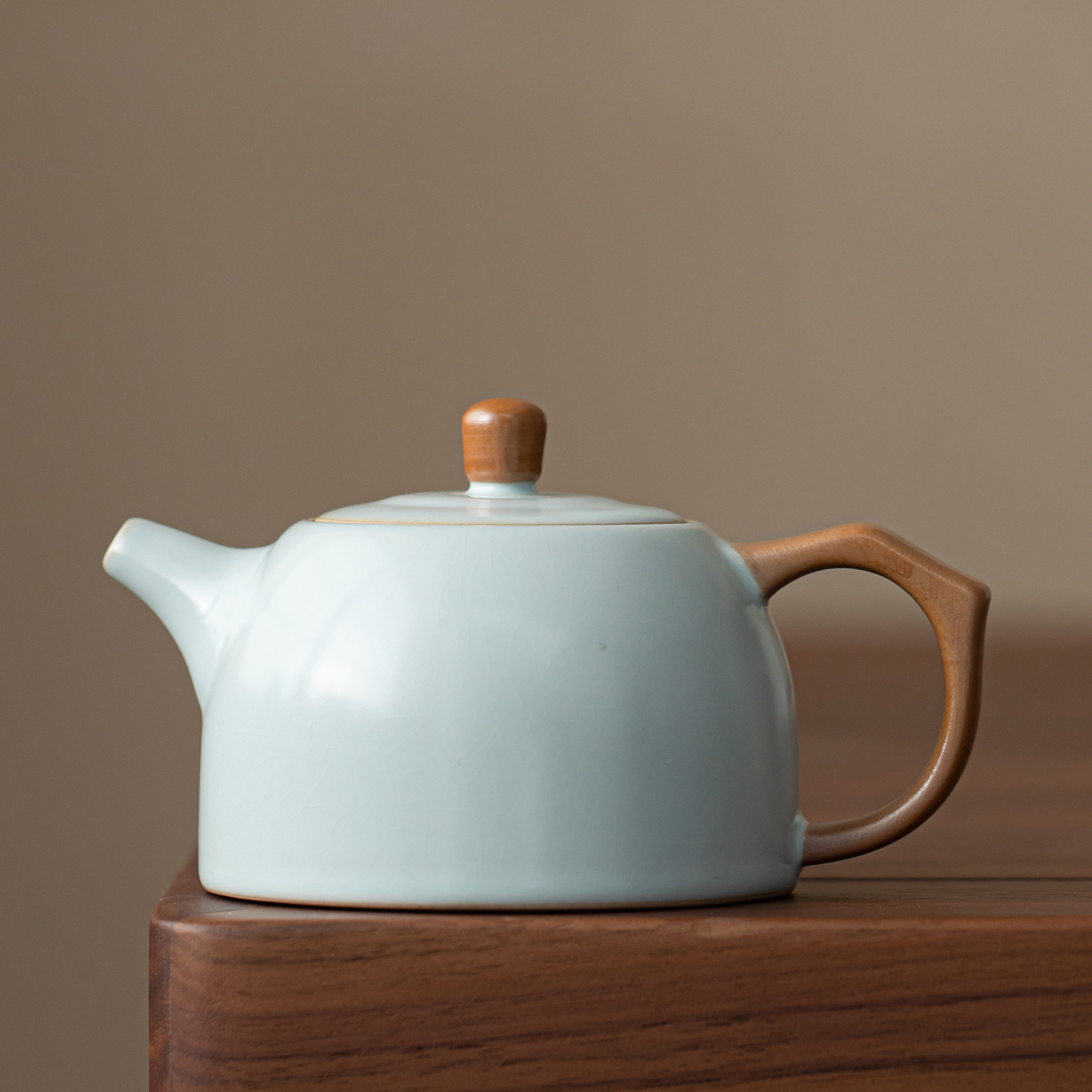 汝窑天青茶壶家用高档陶瓷泡茶壶单壶中式西施壶个人专用2025新款