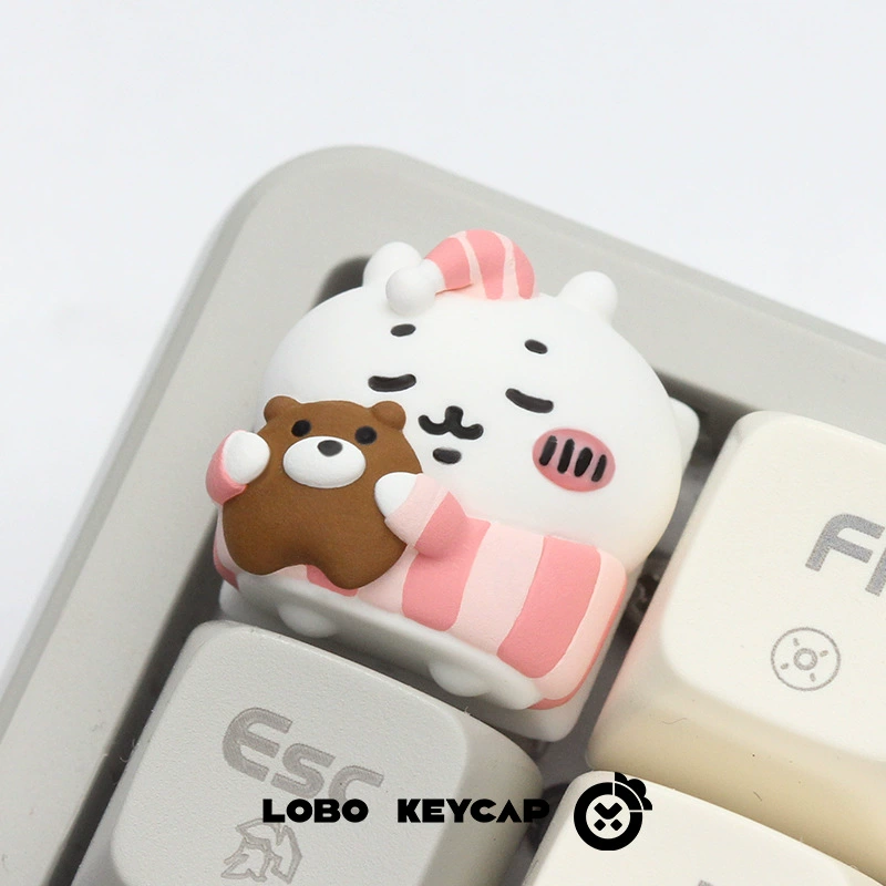Персонализированная смола Chiikawa декоративная клавиша для клавиатуры, набор клавиш ESC, подарок