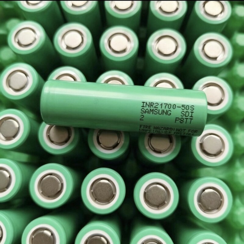 Samsung Samsung 21700 Lithium Battery 5000Mah 3.7V 10C Power 45A Discharge Brand New A-Grade 50S