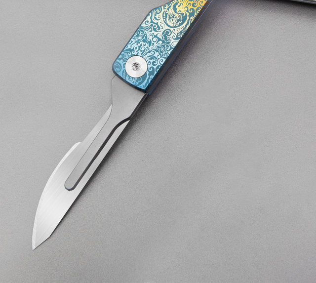 Mini Coltello Tascabile EDC Campeggio Esterno Sopravvivenza Coltello Pieghevole Per Autodifesa Colori Portatili Chiave Coltello Multifunzionale - Foto 5