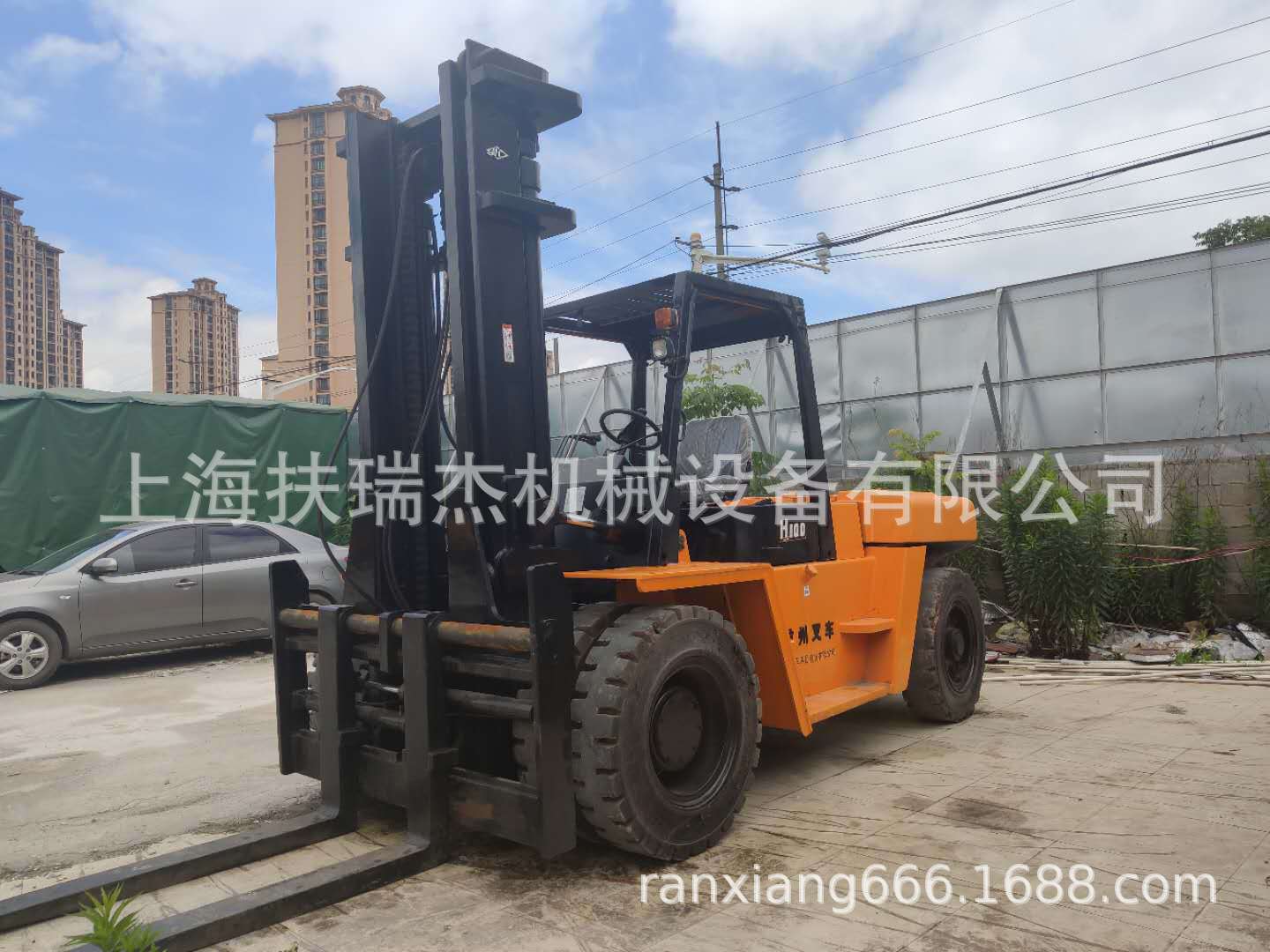 杭叉10吨叉车 二手杭州H100叉车