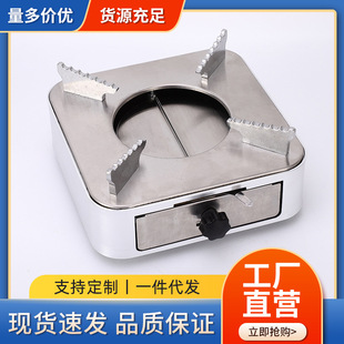 Thickened stainless steel alcohol stove dry pot household dormitory portable dry pot large stall solid small fire boiler wholesale