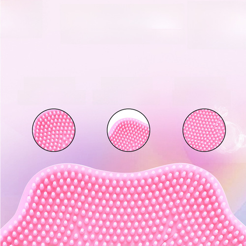 Silicone shower brush, blackhead and keratin soft bristle cleaning brush, face wash brush, massage beauty brush, makeup brush