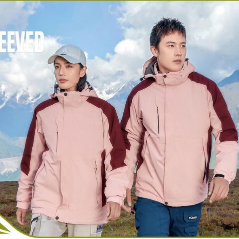 Removable Polar Fleece Jacket, Warm, Windproof and Waterproof, Outdoor Camping, Mountaineering and Hiking Team Clothing, Customized Jacket