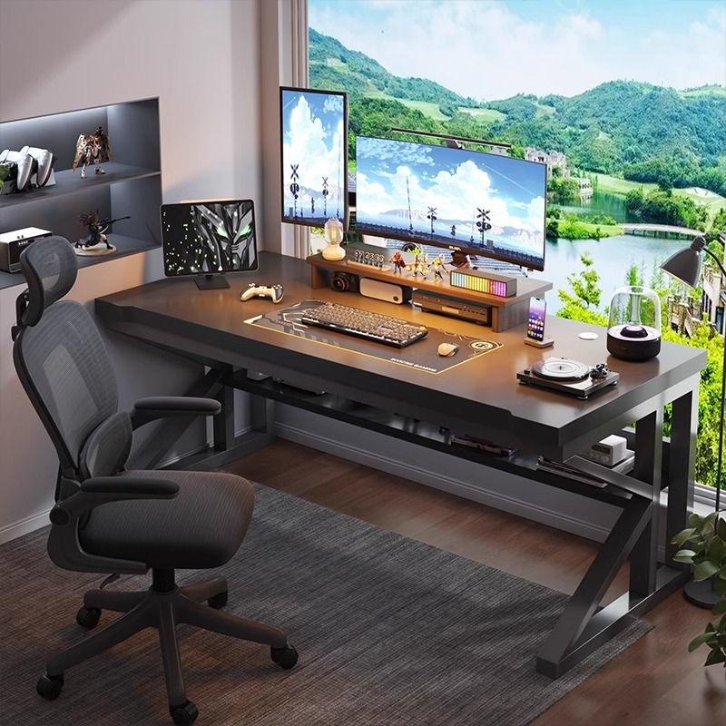 Mesa de computadora de escritorio mesa y silla de deportes electrónicos dormitorio simple escritorio pequeño escritorio escritorio escritorio escritorio de estudio