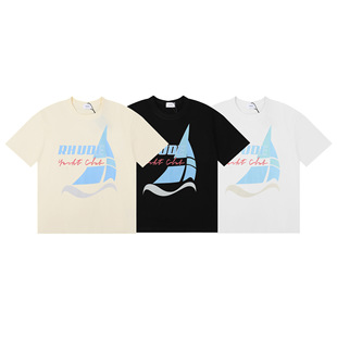 2023��ʽ���� Rhude��ͧ�㘷��ӡ����Ů���e�A�I����T�����Q���l