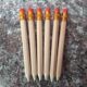 Log with Rubber Golf Short Pencil Hotel Hotel Room Pencil Manufacturer Direct Sales Cross-Border Spot Wholesale