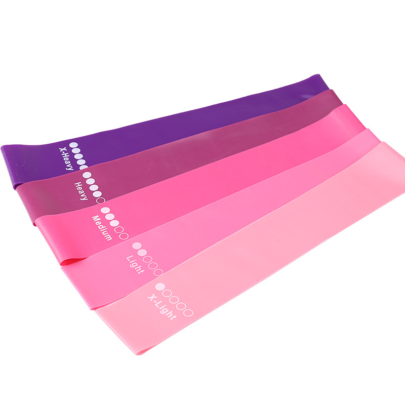 Yoga thin tension ring tension belt TPE resistance ring gradient tension ring men's and women's training leg tension sheet