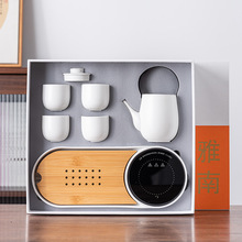 大岸堂批发雅南小提恒温泡茶壶功夫茶具套装家用小套保温茶盘茶海