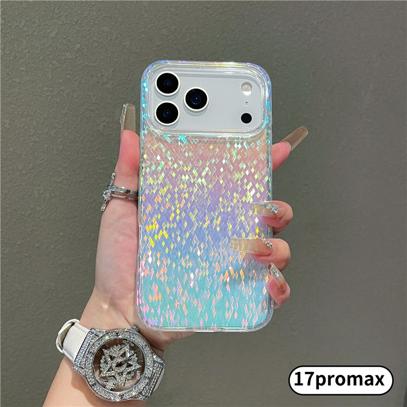 Magnetic Glitter Case For Iphone 17 Pro With Diamond Pattern_voghion.com