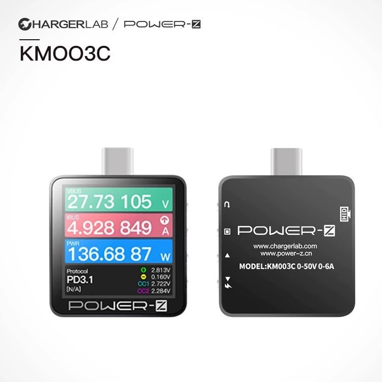 Измеритель напряжения и тока Power-ZUSB, детектор мощности, имитатор PD KM003C, интеллектуальное обнаружение