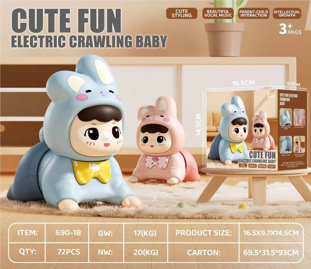 Juguetes eléctricos para bebés transfronterizos, muñecas rastreadoras, muñecas guiadas, artefactos mágicos, dibujos animados, juguetes electrónicos