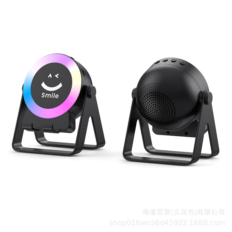 跨境无线蓝牙音箱感应支架音响电氛围呼吸灯电竞可户外立体声|undefined